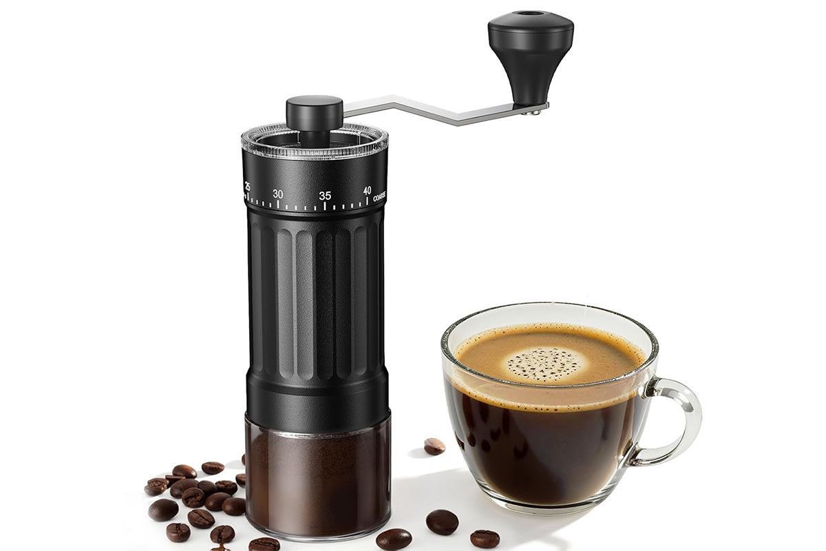 Manual Coffee Grinder With Ceramics Burr 40 Adjustable Settings for Espresso French Press