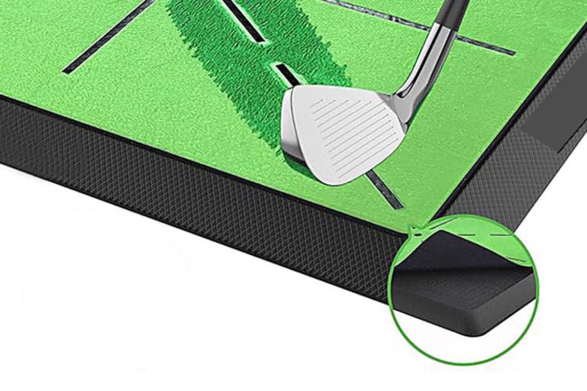 3Pcs Replaceable Golf Hitting Mat Golf Practice Mat with Instant Swing Path Feedback