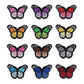 Butterfly Embroidery Patches Iron on Sew on Colorful Butterfly Patches for Clothes Bags Hats