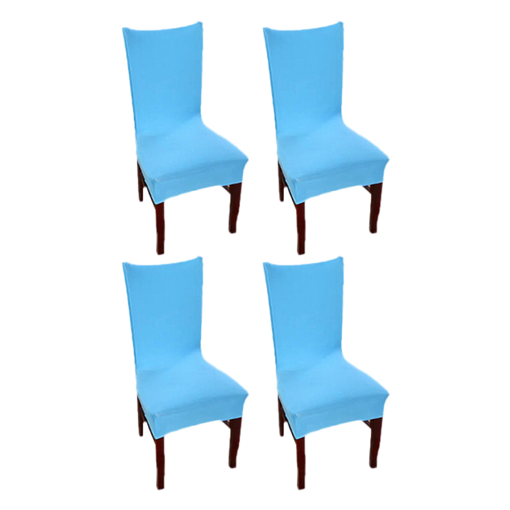 4Pcs Stretchable Removable Kitchen Chair Covers Protector for Dining Room