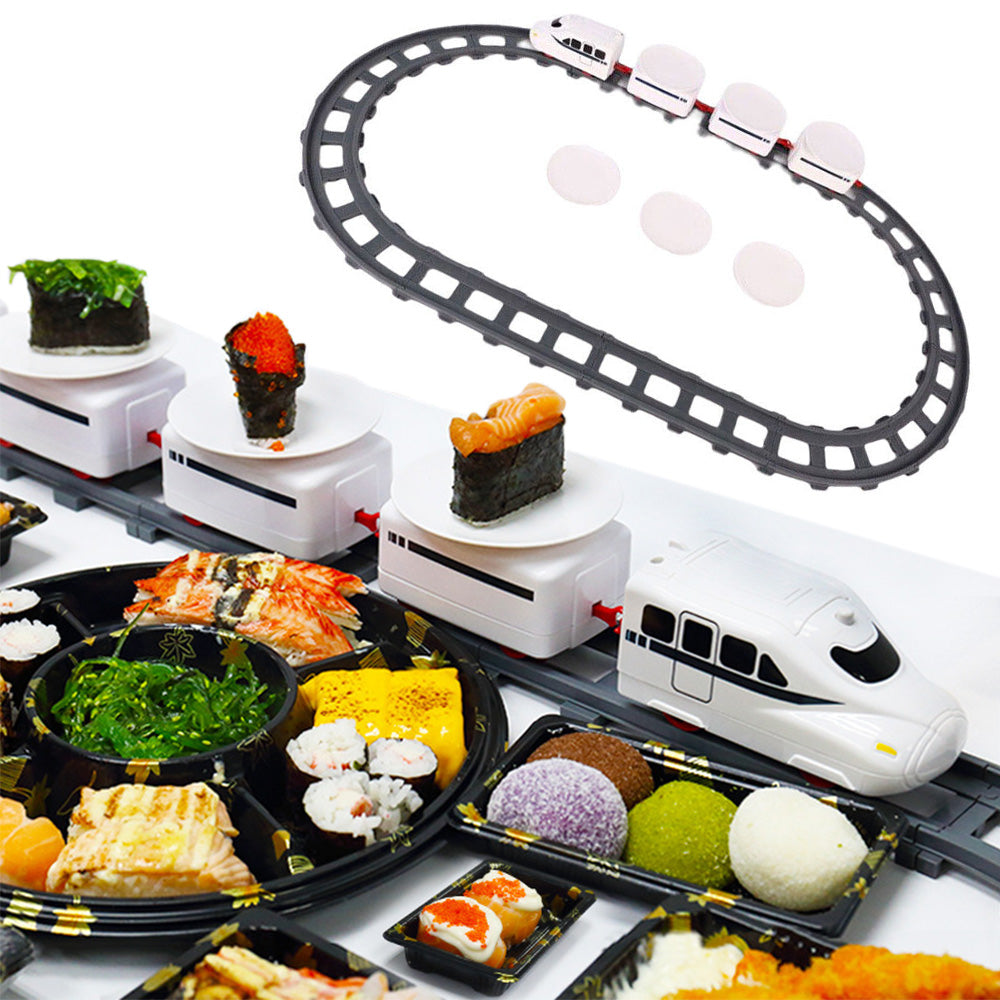 Conveyor Belt Rotating Sushi Toy Electric Revolving Sushi Train Set