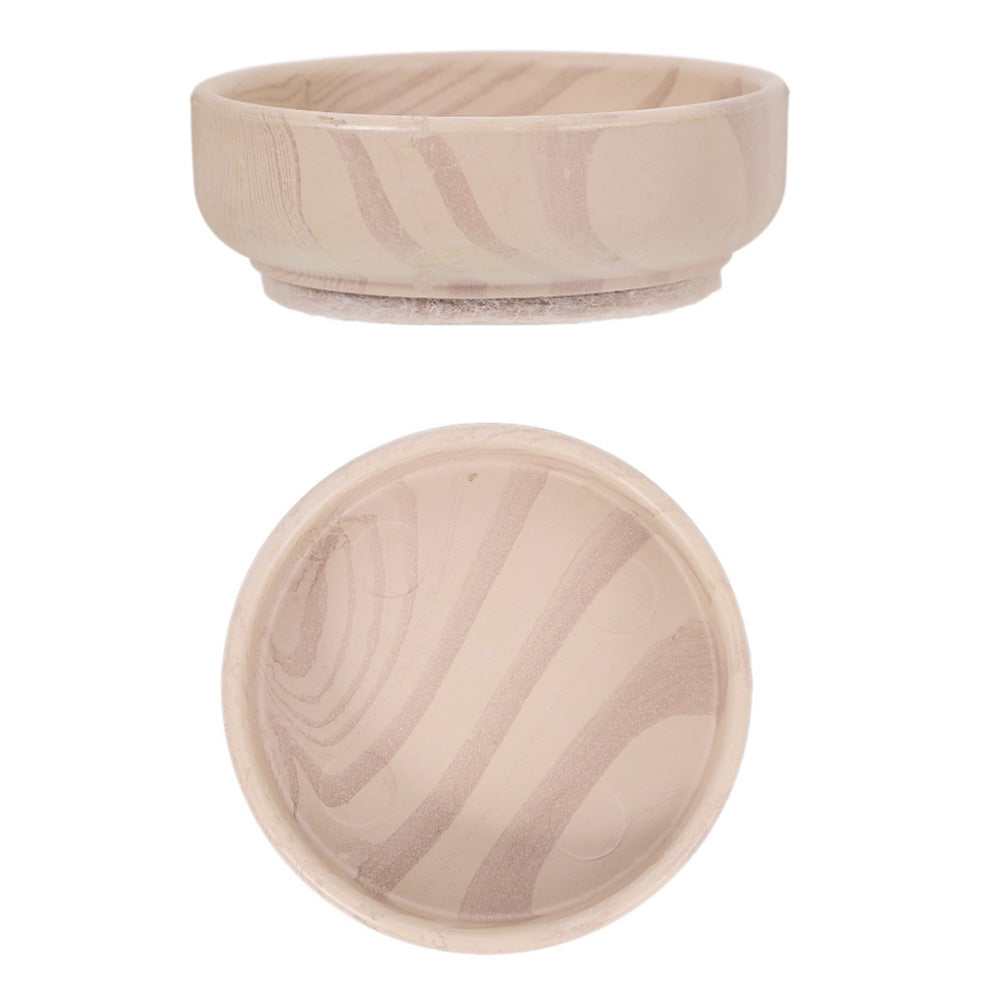 8 Piece Plastic Furniture Leg Cups with Felt Pads for Tables and Chairs