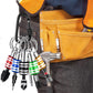 5Pcs 1/4inch Hex Drill Bit Holder Keychain Extension Rod Drilling Screw Adapter
