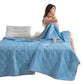 Summer Cooling Blanket Lightweight Soft Cooling Comforter Quilt Throw for Hot Sleepers