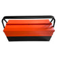 3 Tier Metal Tool Box with Handle Lock Hole Portable Tool Organizer for Home