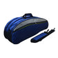Badminton Bag for 4 to 6 Rackets with Shoe Compartment and Shoulder Strap