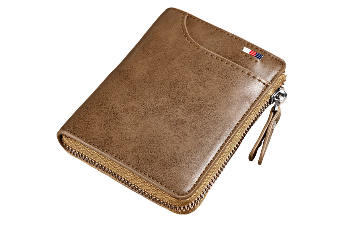 RFID Blocking PU Wallet Anti-theft Cash Credit Card Holder ID Purse