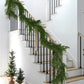 Christmas Norfolk Pine Garland Greenery Garland for Home Decor Fireplace