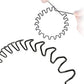 6Pcs Invisible Metal Headband Non Slip Hair Hoop for Women Men with Elastic Band
