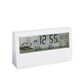 Digital Desktop Clock with Temperature Humidity Display-Transparent