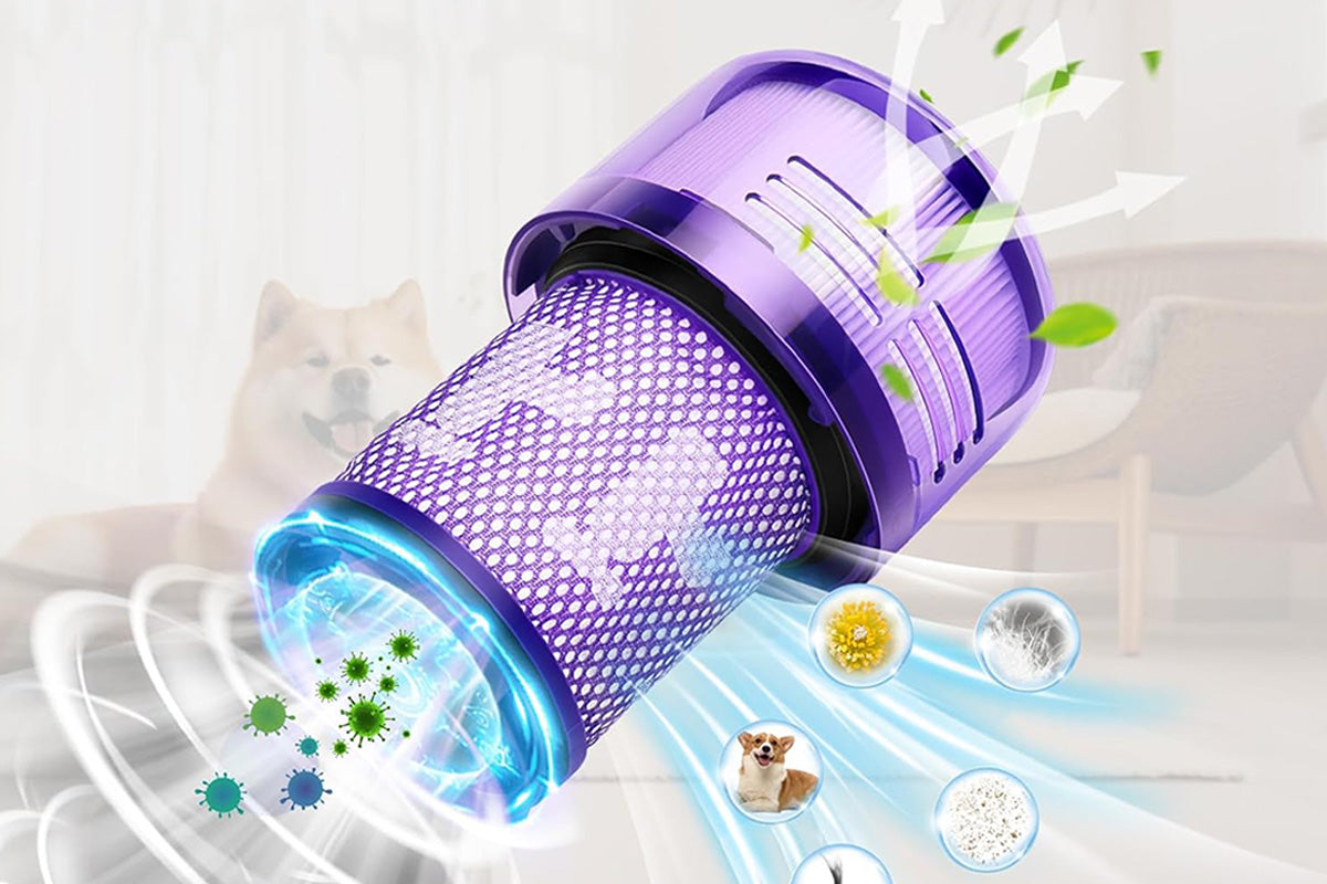 Replacement Filter for Dyson V12 Vacuum High-Efficiency Dust Filter