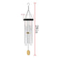 Solar LED Bubble Tube Wind Chime Colour Changing Light Hanging Outdoor Decor