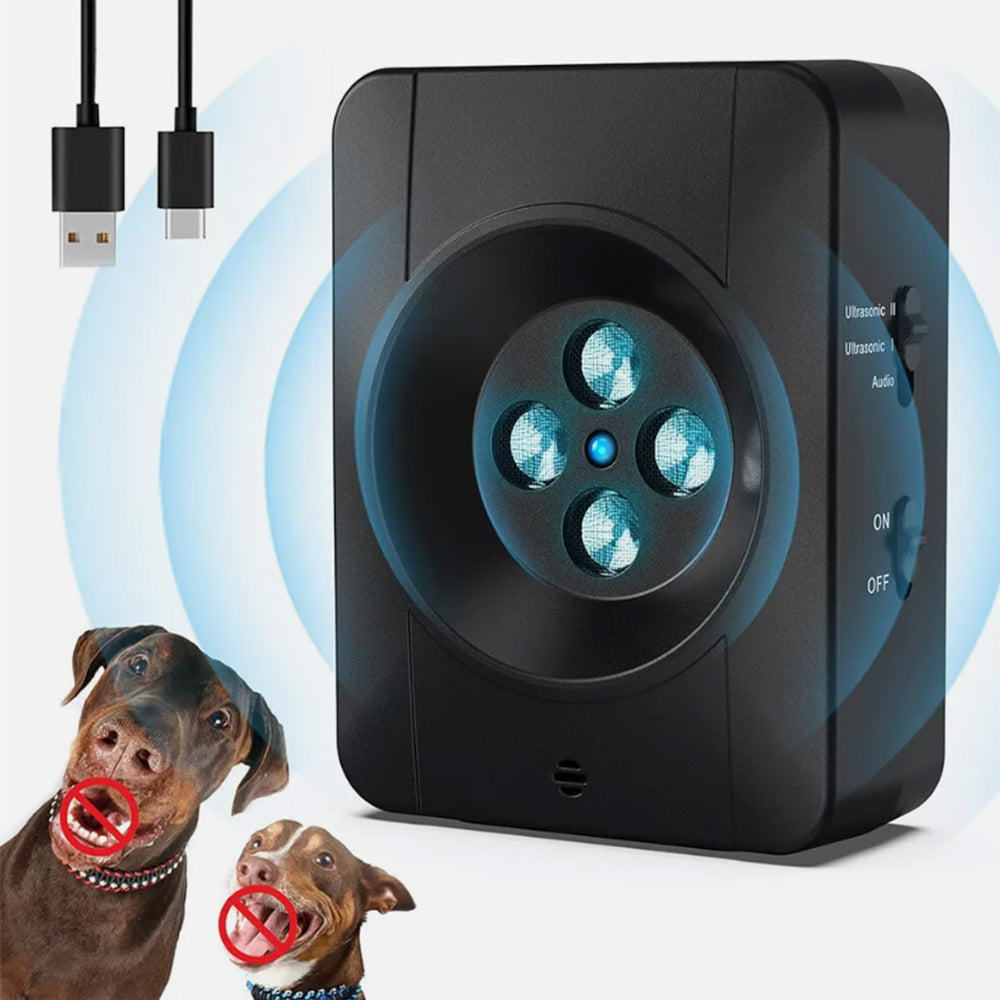 Rechargeable Outdoor Anti Bark Device with Ultrasonic Dog Bark Control