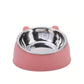 Slanted Stainless Steel Pet Feeder Bowl