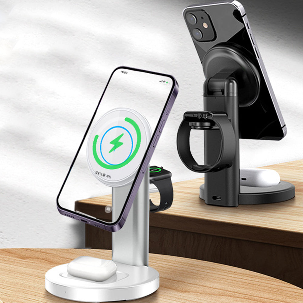 3-in-1 Magnetic Wireless MagSecurity Charging Station