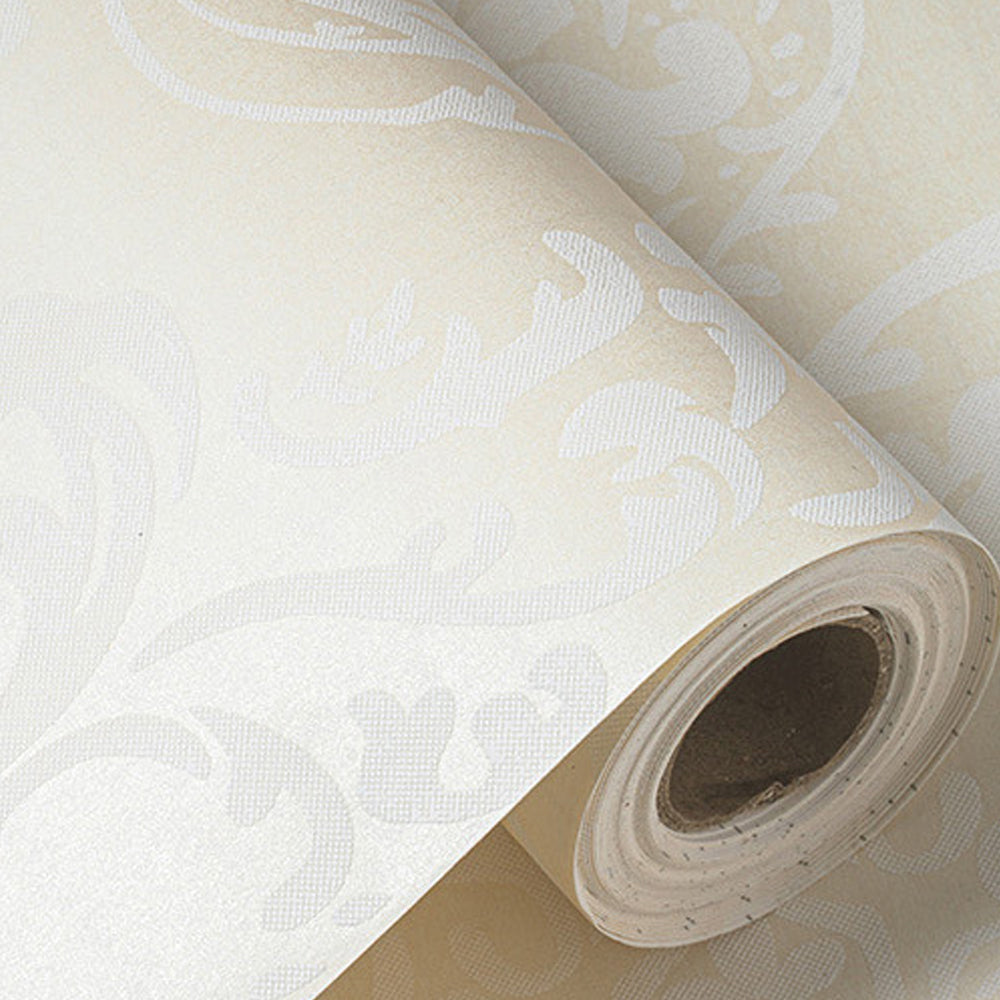 Embossed Floral Wallpaper Non-Woven 3D Wall Paper for Home Decoration