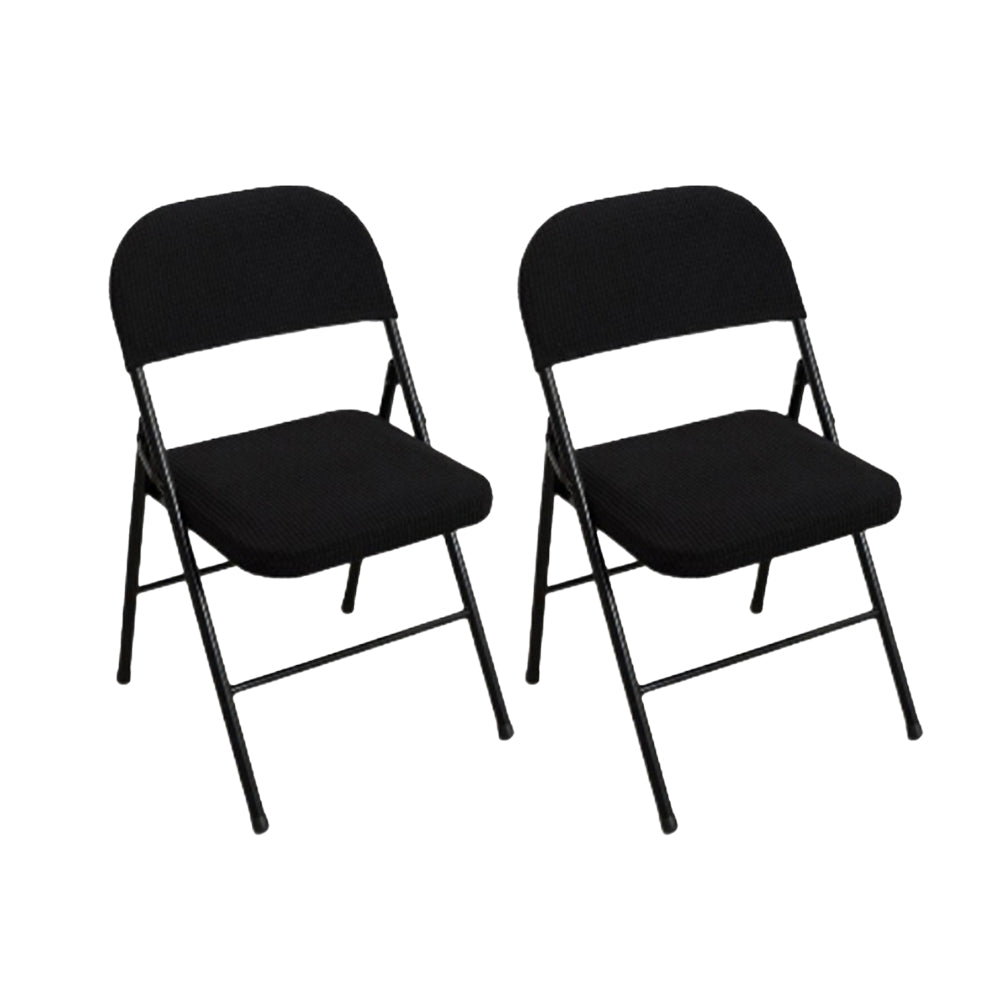 2Pcs Folding Chair Two Pieces Split Cover Anti-dust Chari Cover