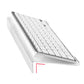 Clear Acrylic Tilted Computer Keyboard Holder With Non-slip Strip