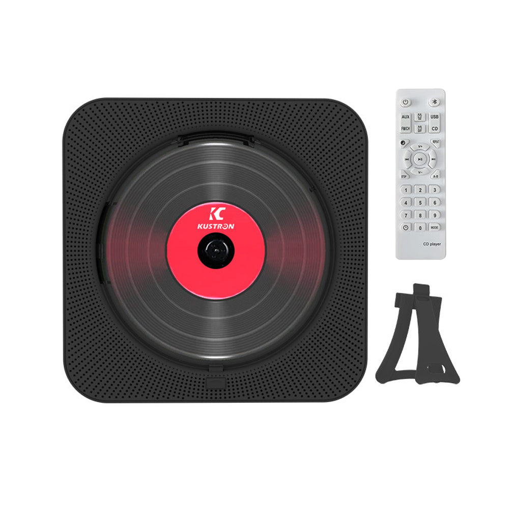 Wall Mountable CD Music Player with Bluetooth Mode