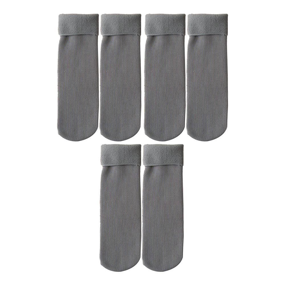 3 Pair Women Warm Plush Thermal Socks Thick Winter Snow Boot Socks