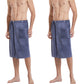 2Pcs Soft Wearable Bath Towel