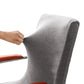 Velvet Removable Washable Chair Cover Seat Slipcovers Protector