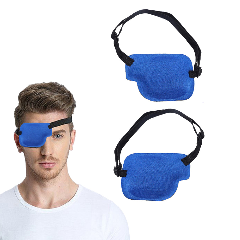 3D Single Eye Cover Adjustable Amblyopia Eye Masks-1 Right Eye and 1 Left Eye