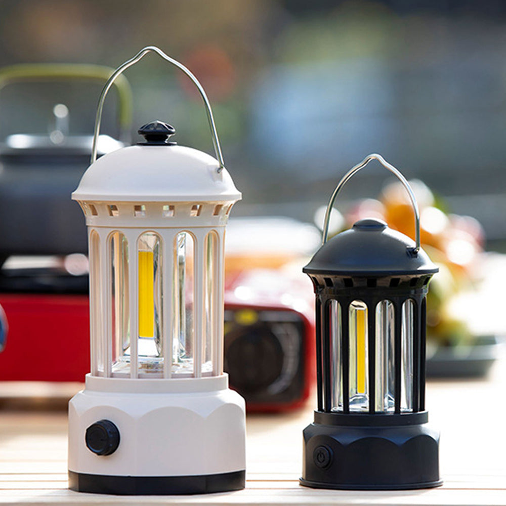 Retro Tent Camping Lantern LED Lantern Outdoor Portable Rechargeable Night Lamp