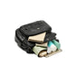 Retro Multi Pockets Crossbody Bag PU Leather Crossbody Shoulder Bag for Women