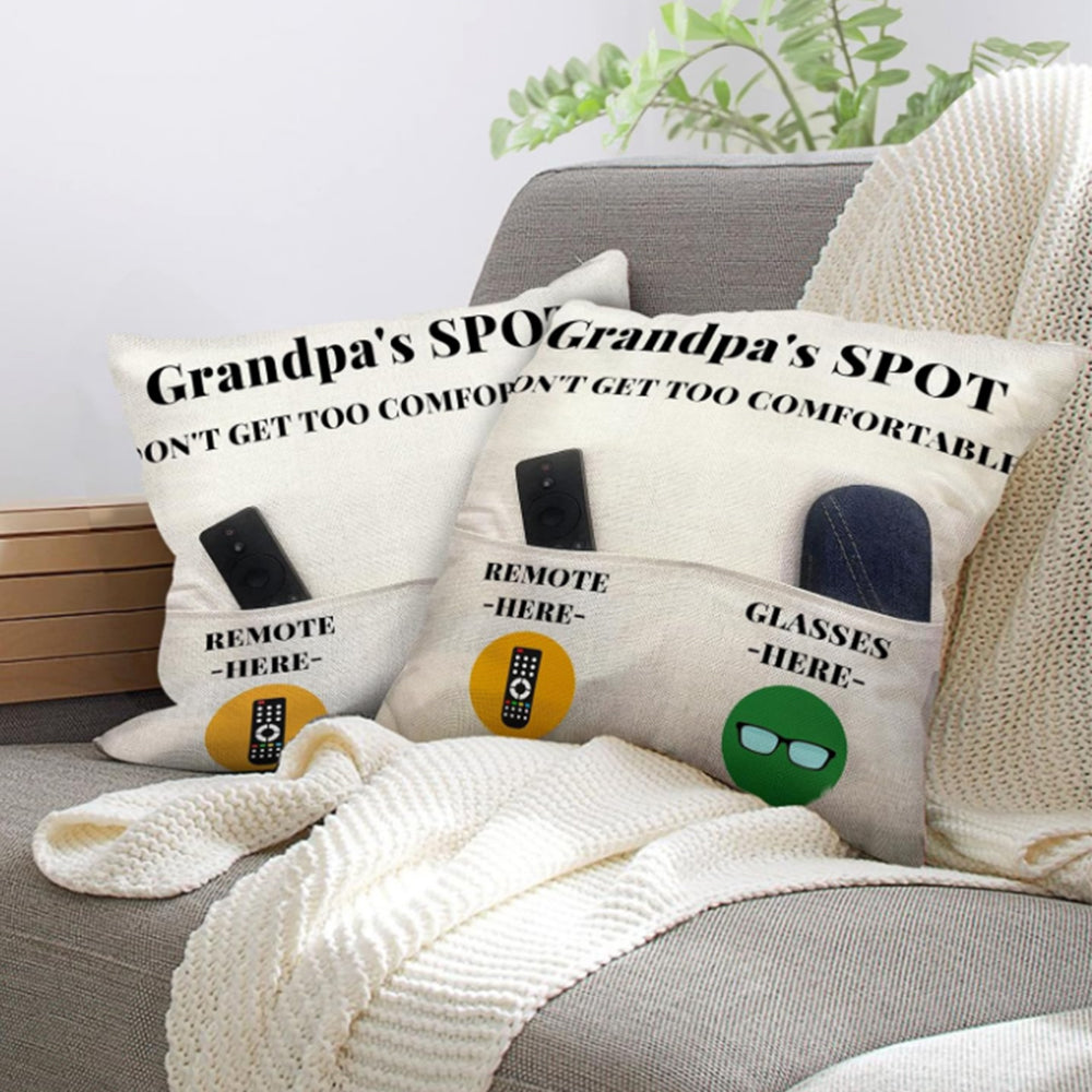 4Pcs Pillowcase with 2-Pocket for Sofa Home Decoration