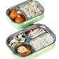 304 Stainless Steel Insulated Bento Lunch Box with 3-Compartments