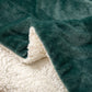 Reversible Plush Faux Mink Sherpa Lambswool Blanket
