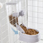 Automatic Pet Bowl Cage Hanging Feeder Pet Water Bottle