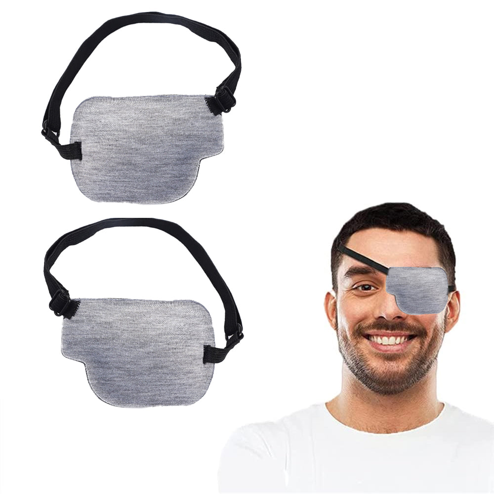 3D Single Eye Cover Adjustable Amblyopia Eye Masks-1 Right Eye and 1 Left Eye