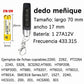 Wireless Remote Control Key Fob 4 Buttons 433MHz Copy Remote Control for Electric Gate Garage Door