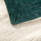 Reversible Plush Faux Mink Sherpa Lambswool Blanket