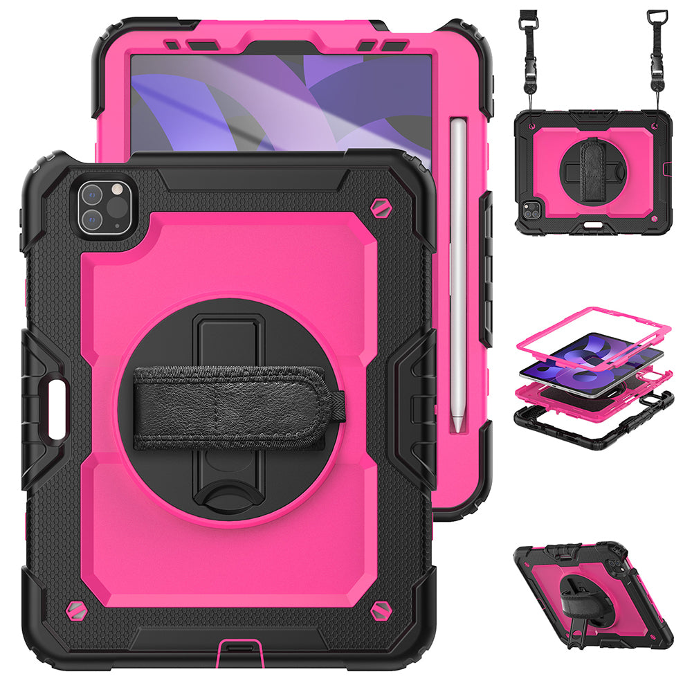 Shockproof Protective Case with Screen Protector for iPad Pro 11(2022/2021/2020/2018)/Air 4 10.9 2020/Air 5 2022