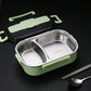 304 Stainless Steel 2-Grid Insulated Bento Lunch Box with Compartments