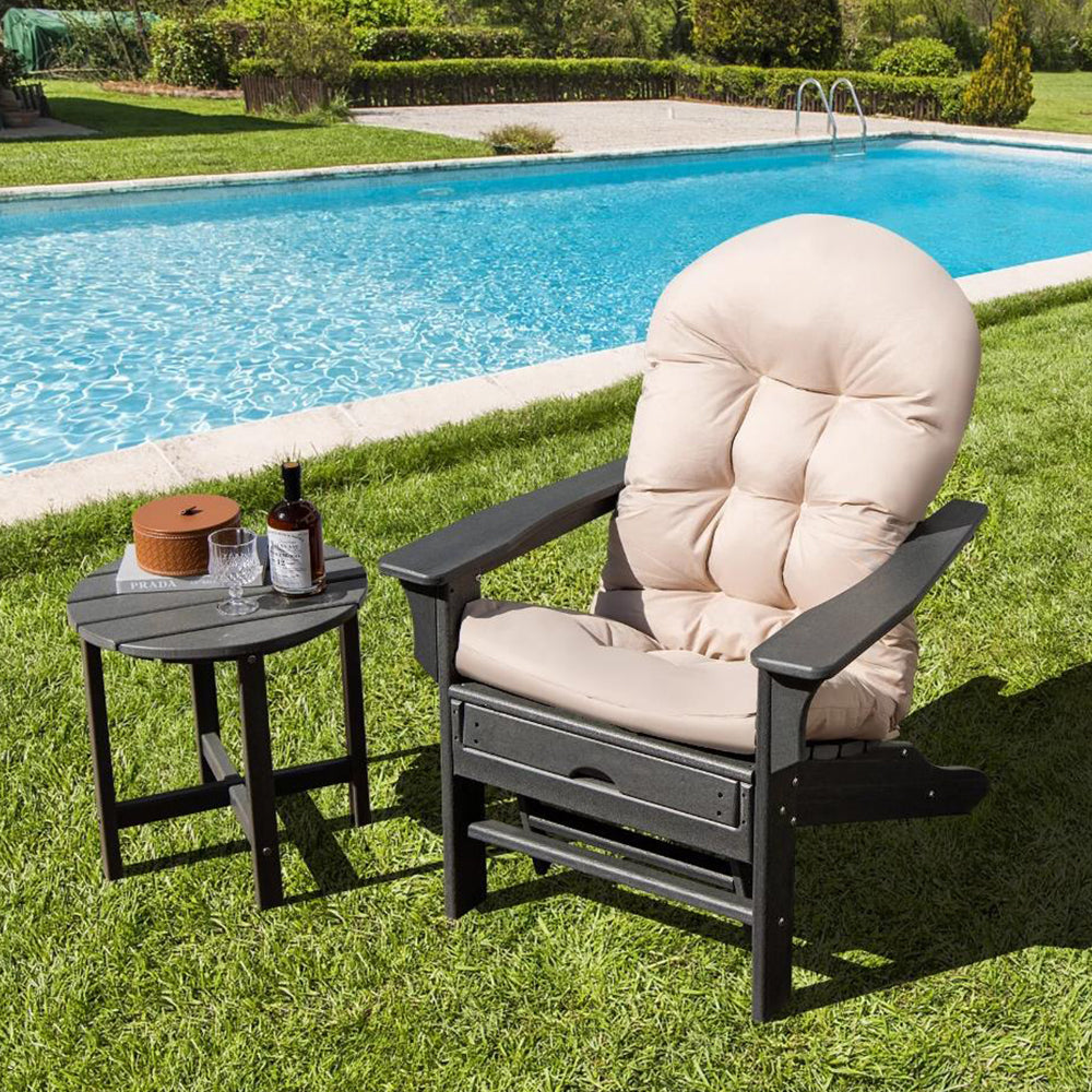 High Back Patio Adirondack Lounge Chair Pad