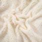 Reversible Plush Faux Mink Sherpa Lambswool Blanket