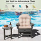 High Back Patio Adirondack Lounge Chair Pad