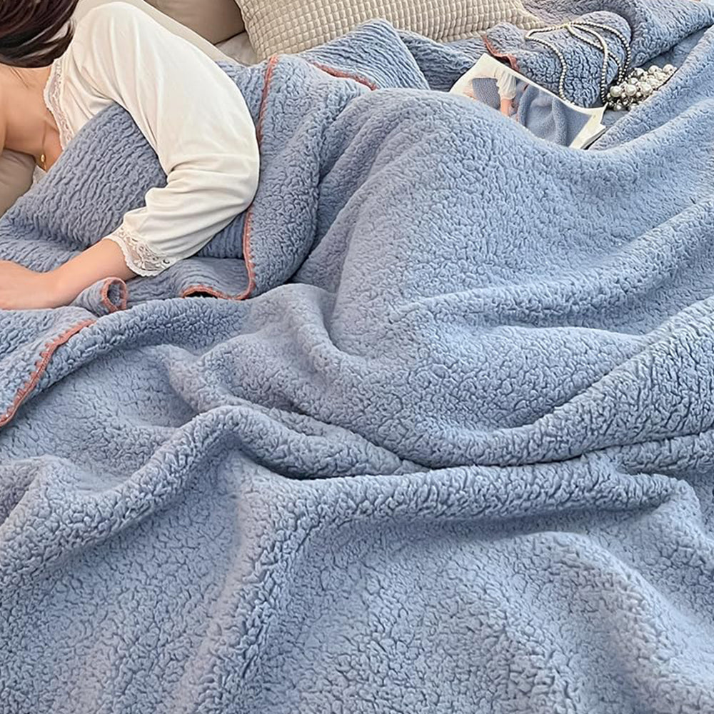 Warm Blanket Winter Soft Plush Blanket Bed Sofa Fluffy Throw