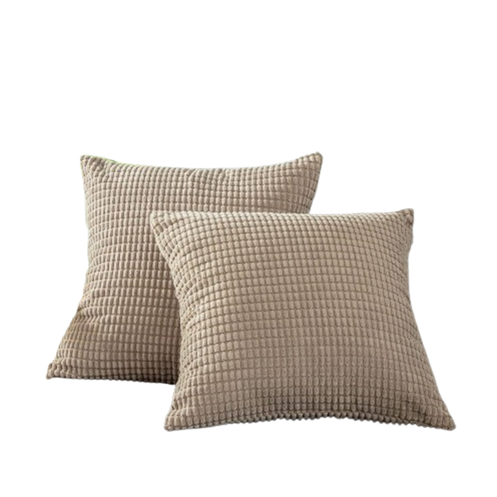 2Pcs Corduroy Lounge Cushion Cover