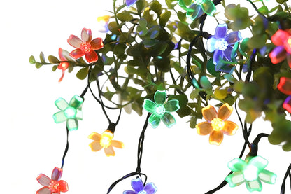 Outdoor Solar String Flower Lights Fairy Lights for Garden and Christmas Decoration