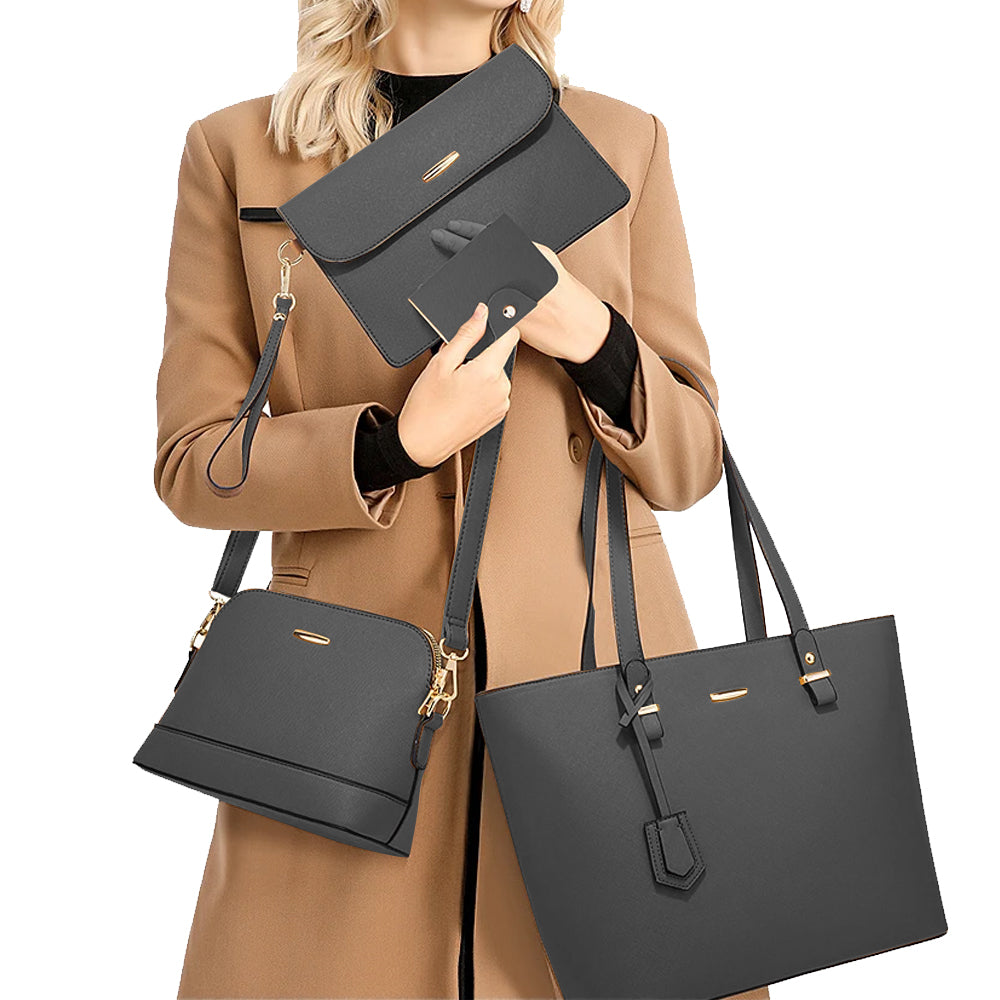 4Pcs Women Fashion Handbags Set