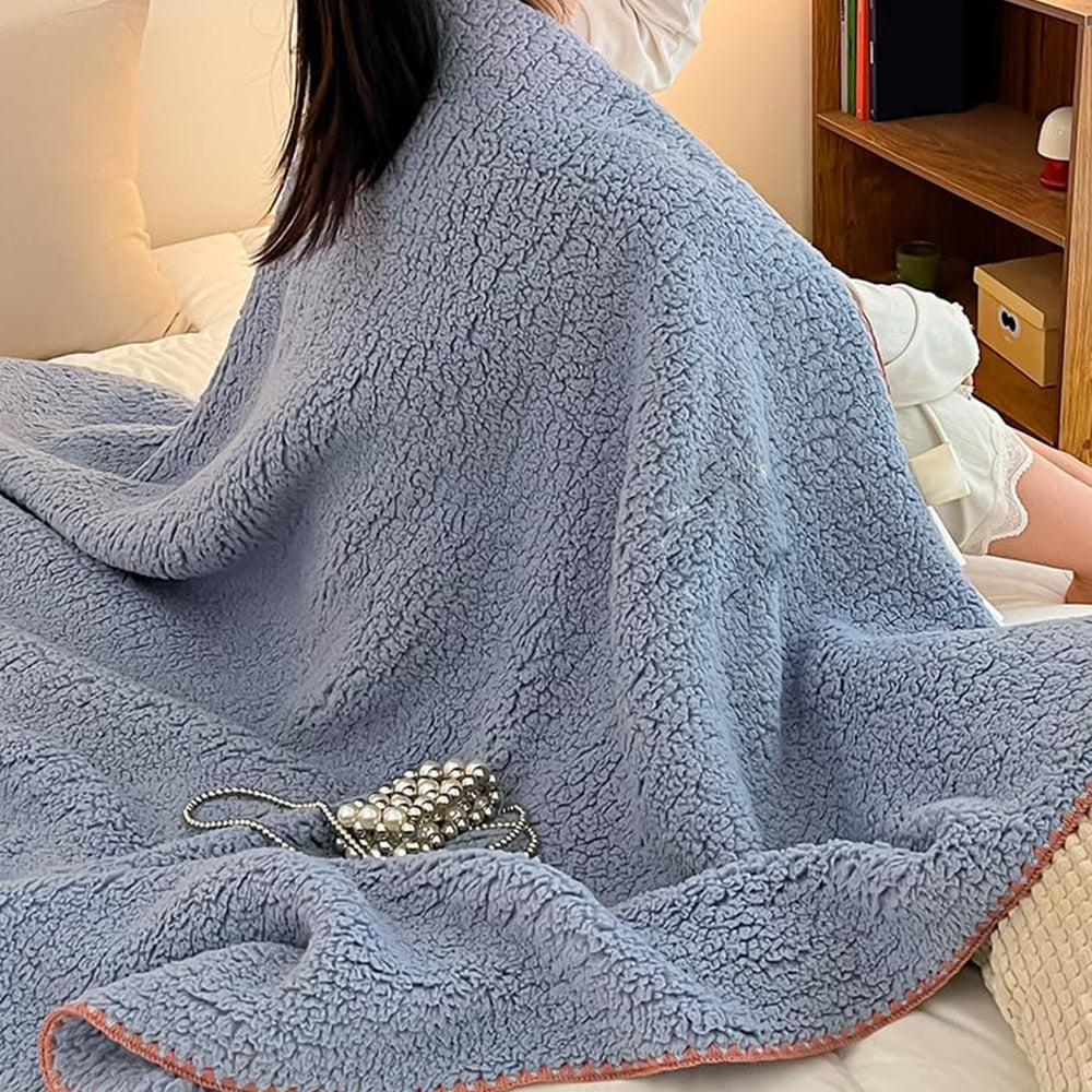 Warm Blanket Winter Soft Plush Blanket Bed Sofa Fluffy Throw