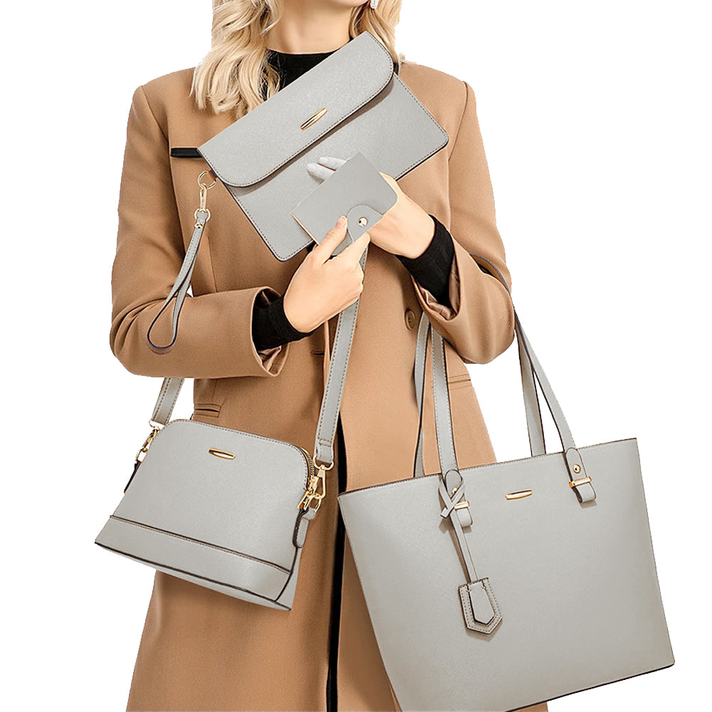 4Pcs Women Fashion Handbags Set