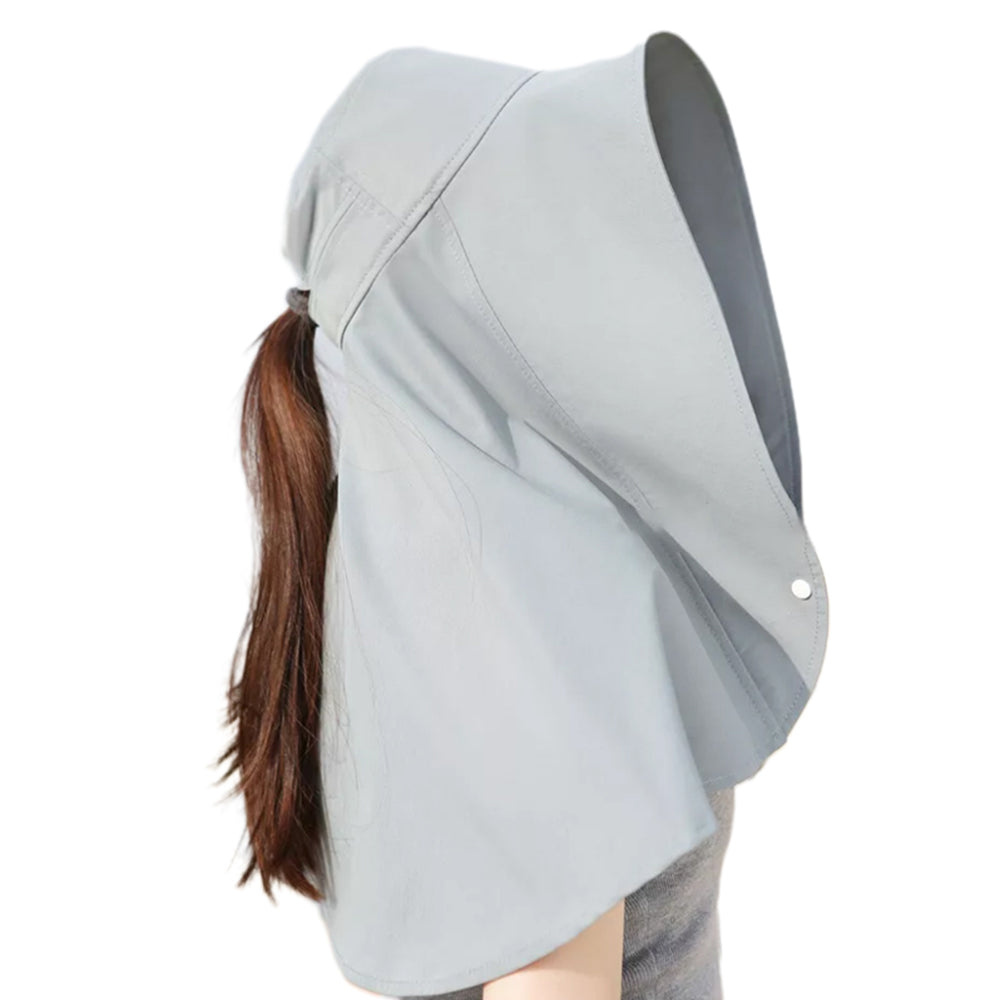 Sun Protection Wide Brim Outdoor Beach Neck Face Mask Cap