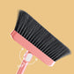 3Pcs Set of Plastic Broom with Foldable Standing Dustpan and Scraper Broom