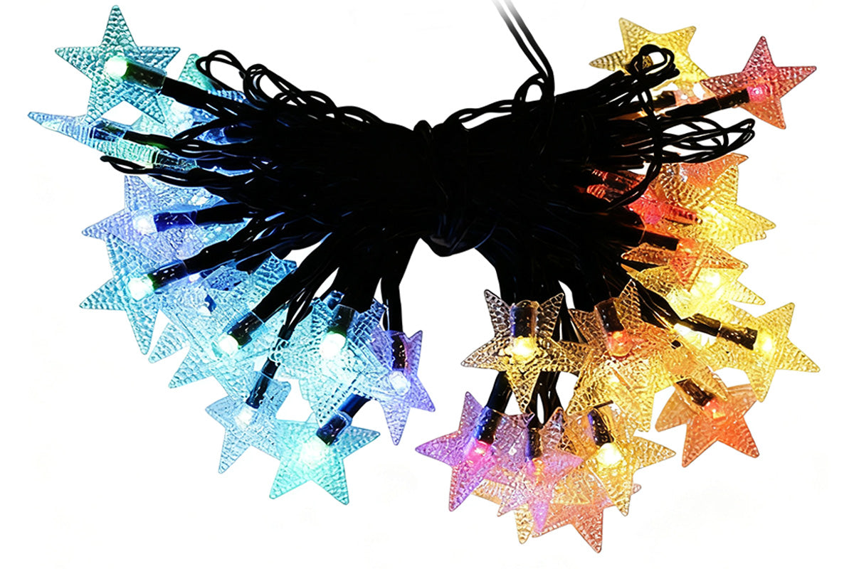 Outdoor Solar String Flower Lights Fairy Lights for Garden and Christmas Decoration